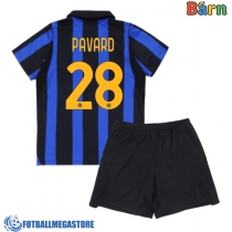 Fotballdrakt Barn Inter Milan Benjamin Pavard #28 Hjemmedraktsett 2026-27 Kortermet (+ Korte bukser)